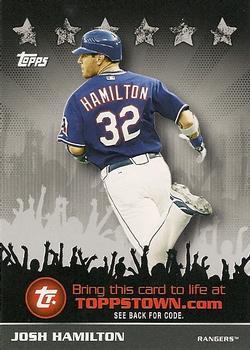 Josh Hamilton #TTT23 Baseball Cards 2009 Topps Toppstown
