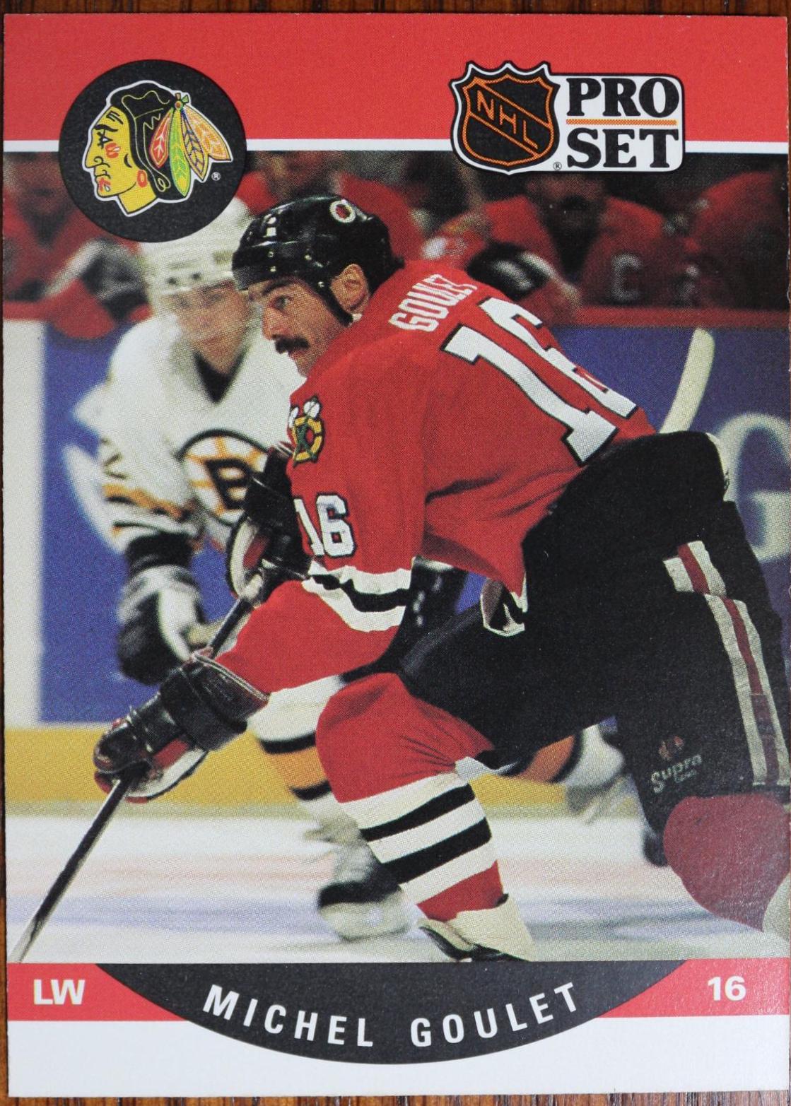 Michel Goulet #430 Hockey Cards 1990 Pro Set