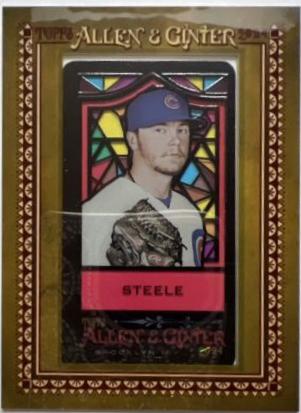 Justin Steele #47 Baseball Cards 2024 Topps Allen & Ginter Stained Glass Mini