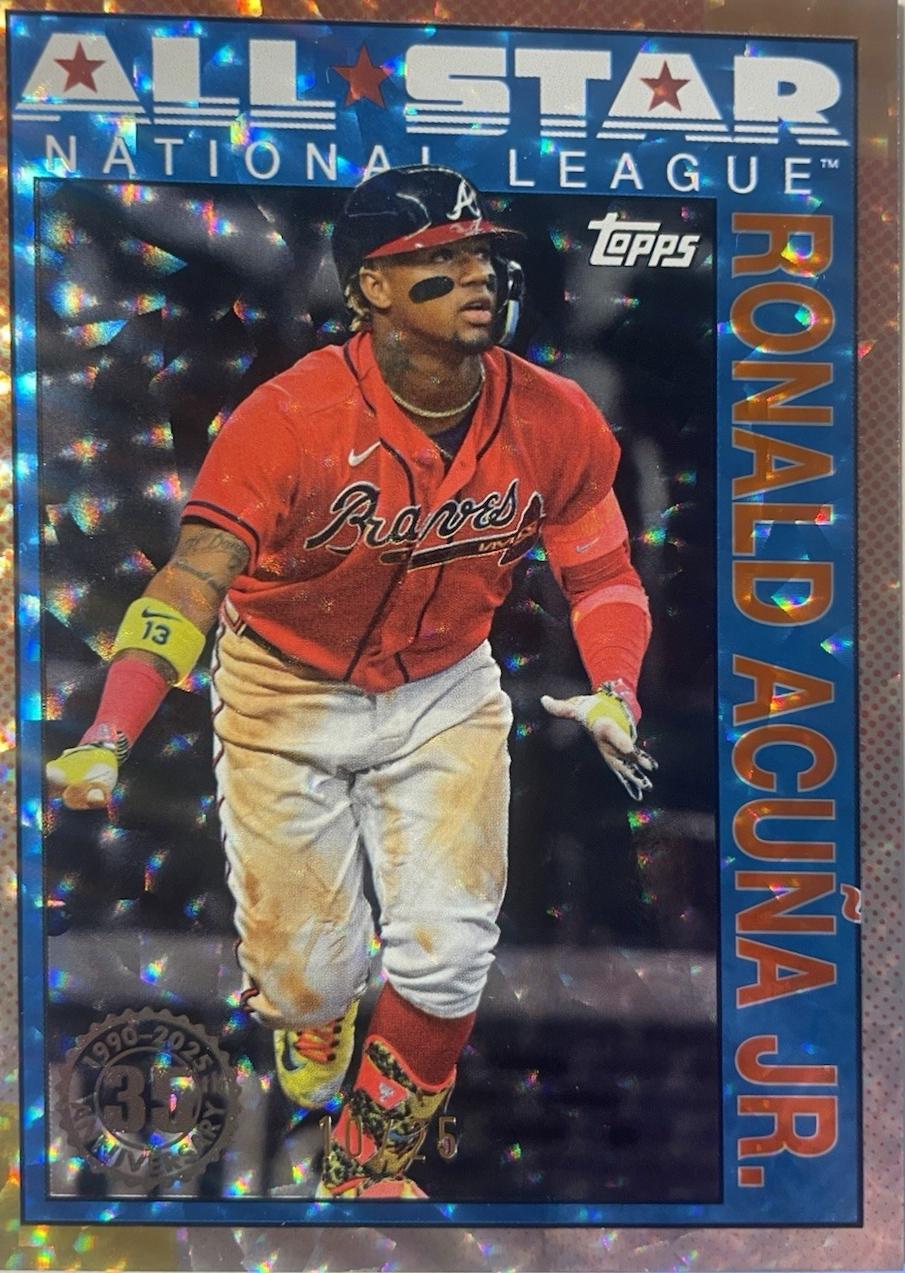 Ronald Acuna Jr. [Orange Crackle Foil] #90AS-29