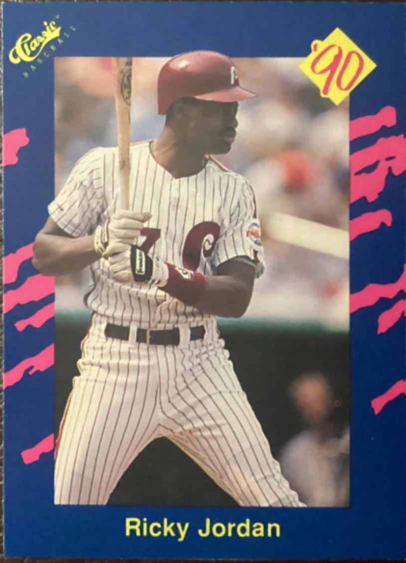 Ricky Jordan #32 Baseball Cards 1990 Classic