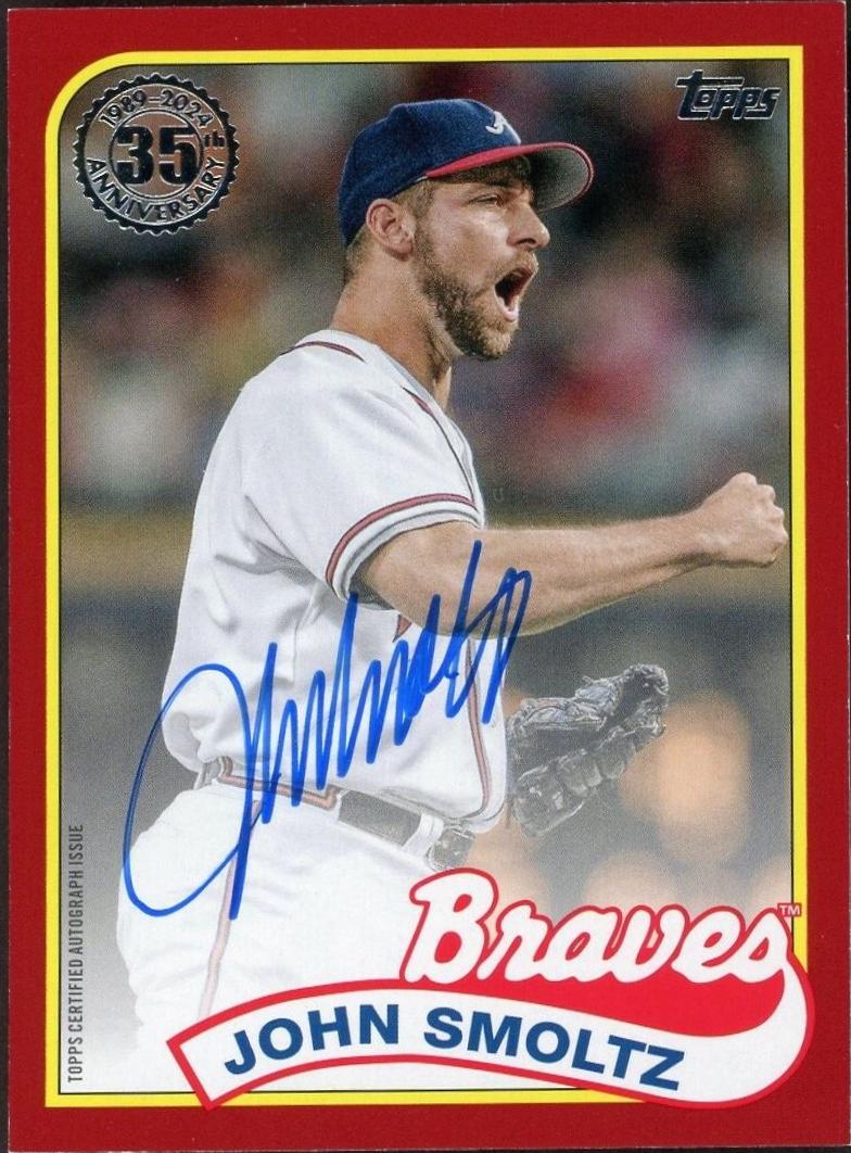 John Smoltz [Red] #89BA-JSM