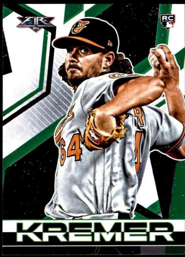 Dean Kremer #49 Baseball Cards 2021 Topps Fire