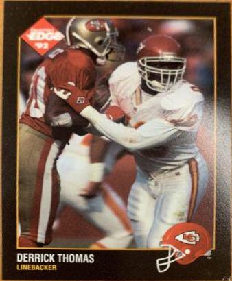 Derrick Thomas #71 Football Cards 1992 Collector's Edge