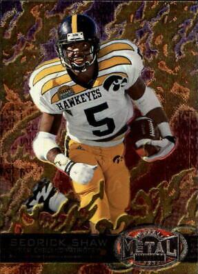 Sedrick Shaw #196 Football Cards 1997 Metal Universe