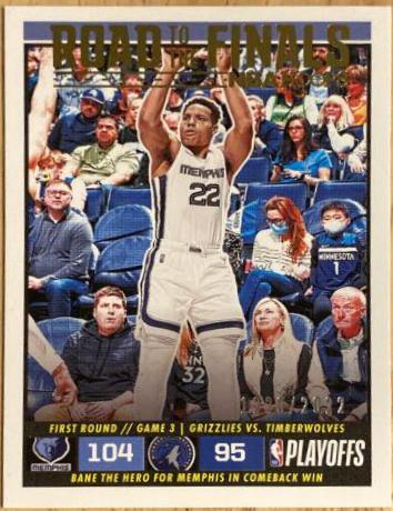 Desmond Bane #18 Basketball Cards 2022 Panini Hoops Road to the Finals
