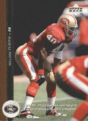 William Floyd #41 Football Cards 1996 Upper Deck