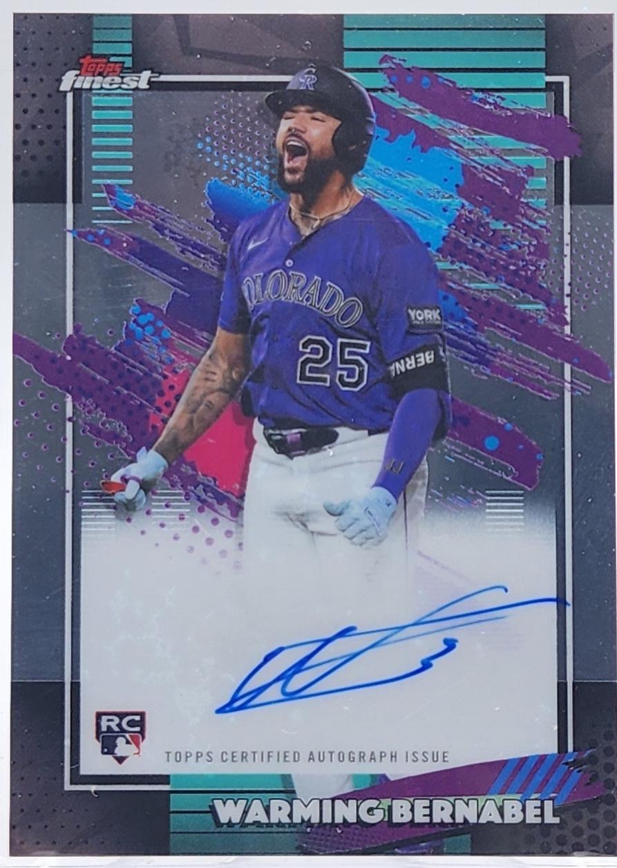 Warming Bernabel #FA-WBE 2026 Topps Finest Autograph Baseball