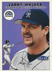 Larry Walker #12 Baseball Cards 2000 Fleer Twizzlers Prices