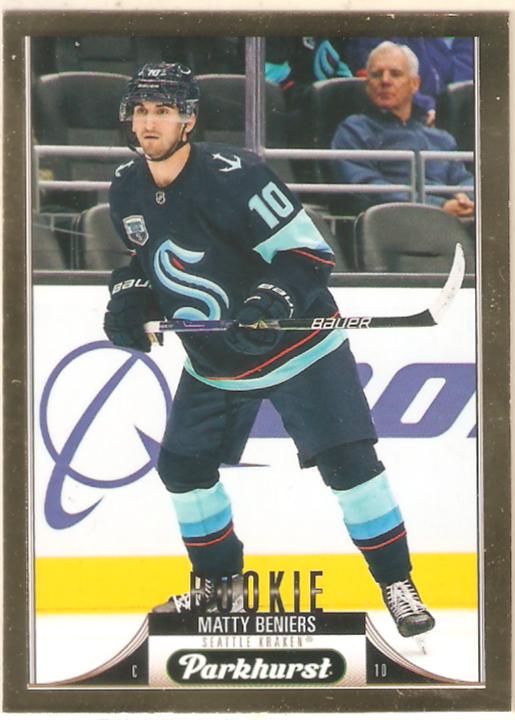 Matty Beniers #328 2022-23 Parkhurst Hockey