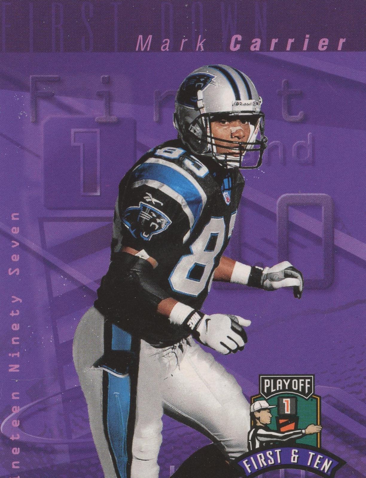 Mark Carrier #83 Football Cards 1997 Playoff 1st & 10