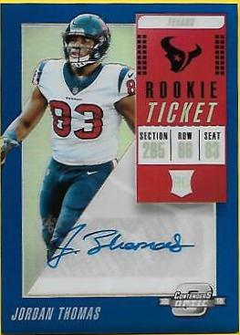 Jordan Thomas [Autograph Blue] #142