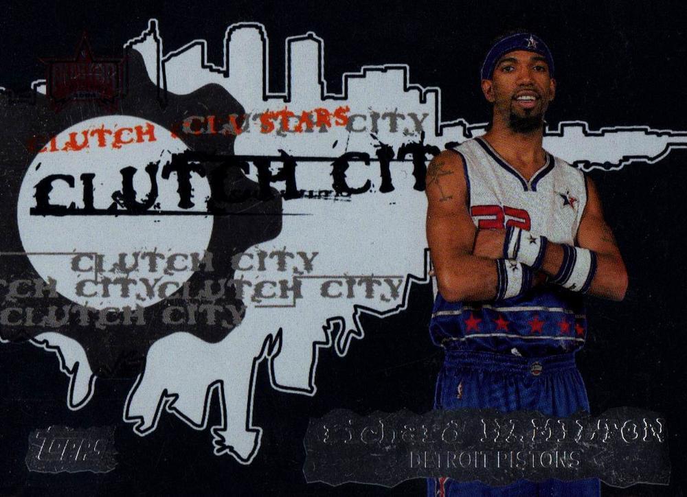 Richard Hamilton #CCS10 Basketball Cards 2006 Topps Clutch City Stars