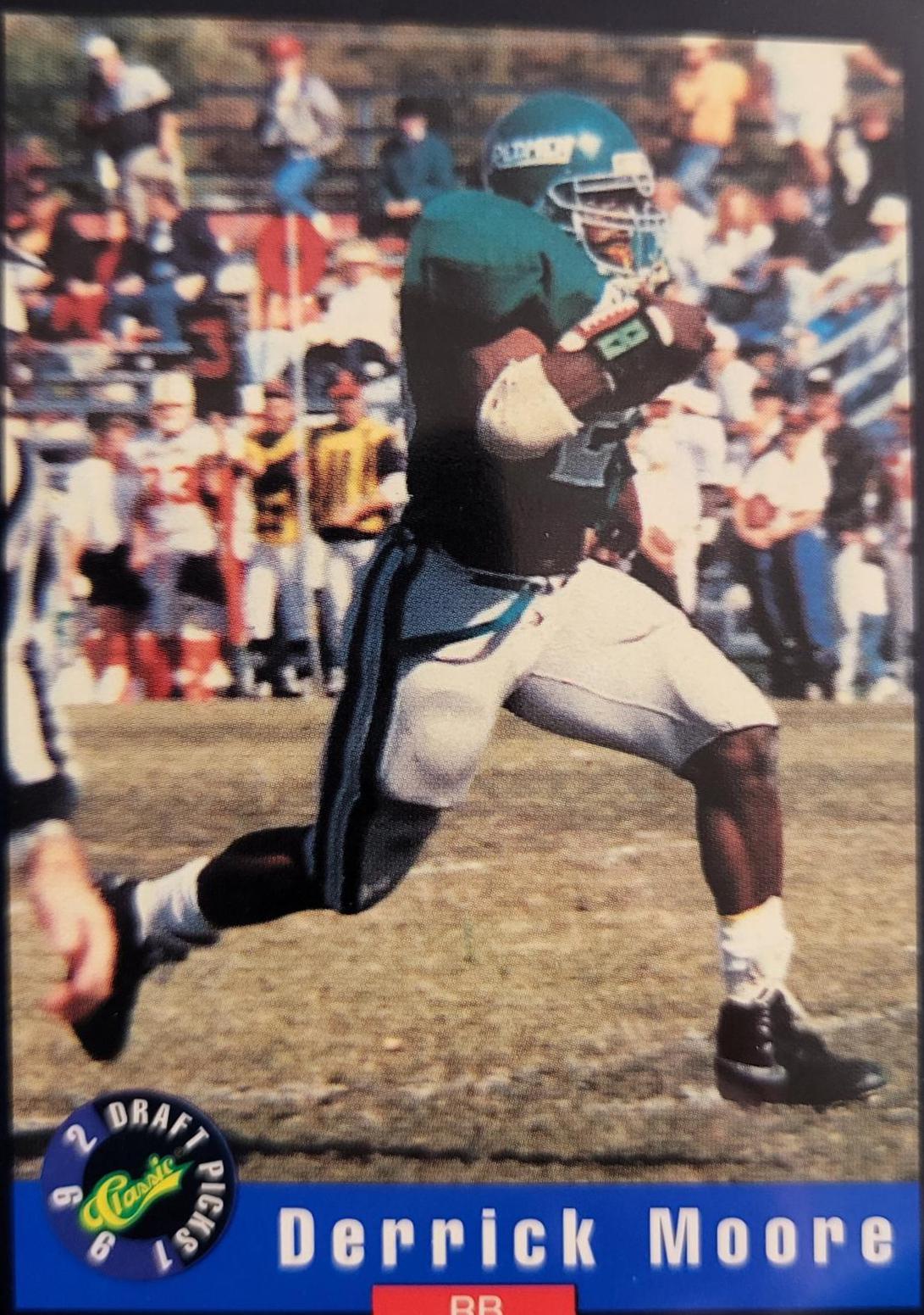Derrick Moore #87 1992 Classic Draft Picks Football