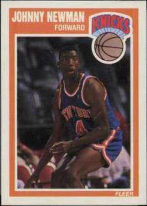 Johnny Newman #102 1989-90 Fleer Basketball