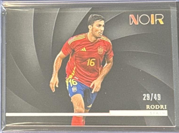 Rodri #114 2024 Panini Noir Soccer
