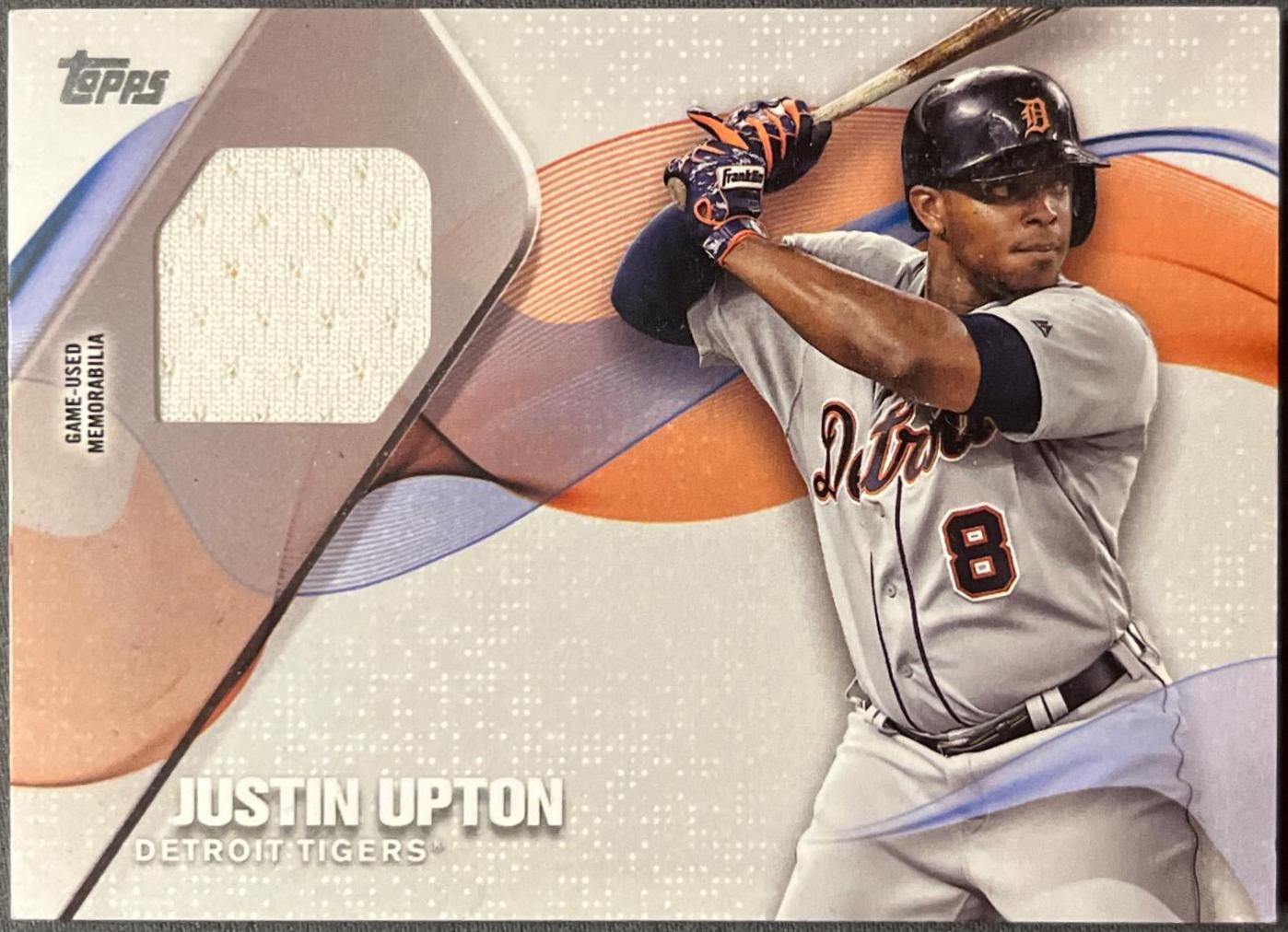 Justin Upton #MLM-JUP Baseball Cards 2017 Topps Major League Material Relics