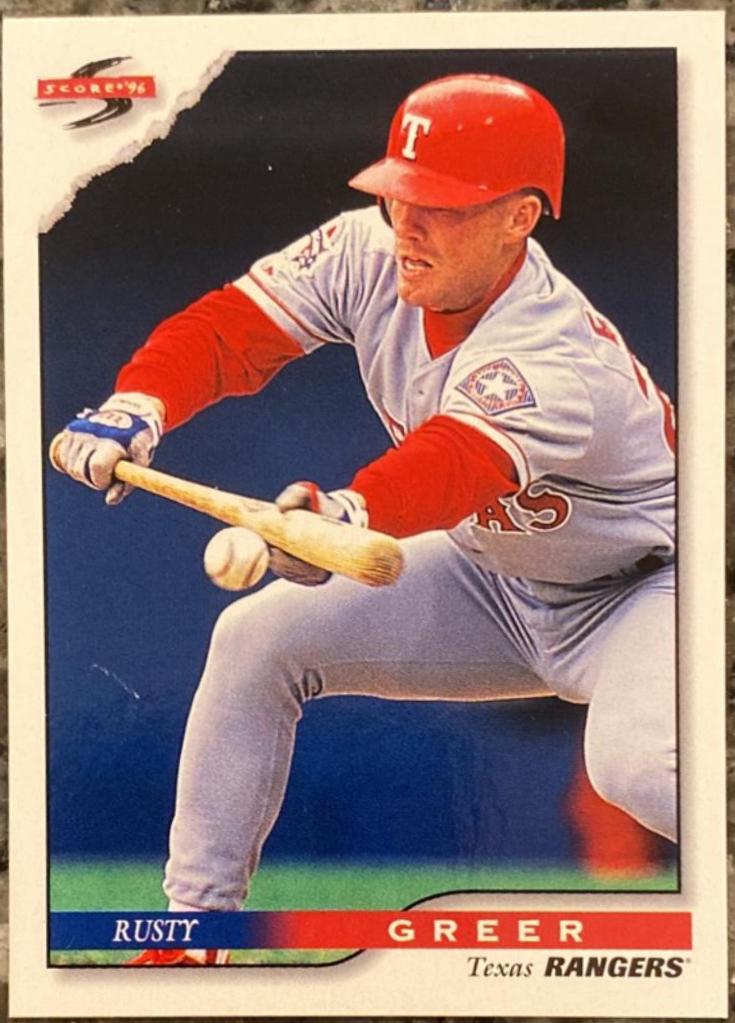 Rusty Greer #30 Baseball Cards 1996 Score