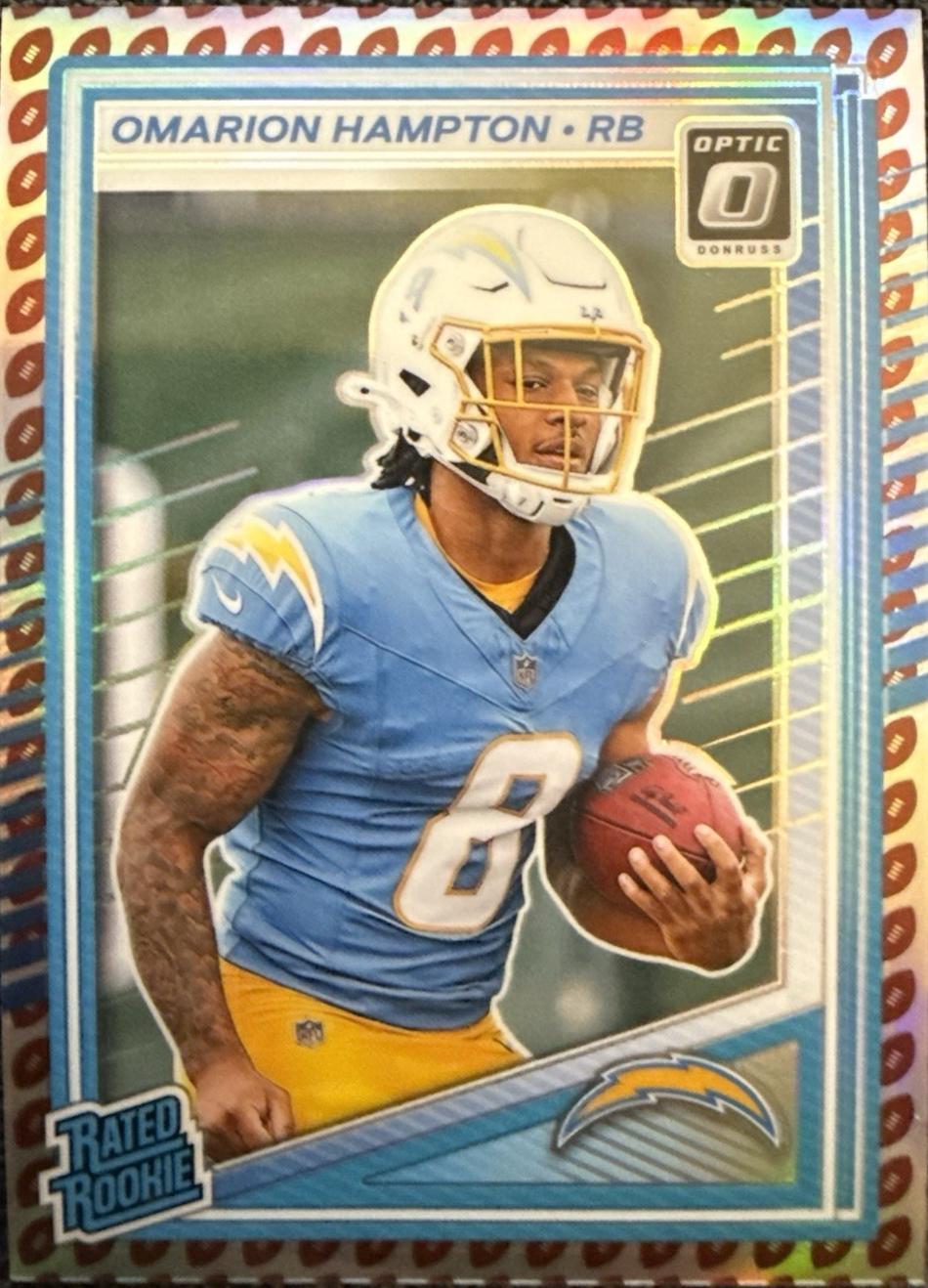 Omarion Hampton [Footballs] #212