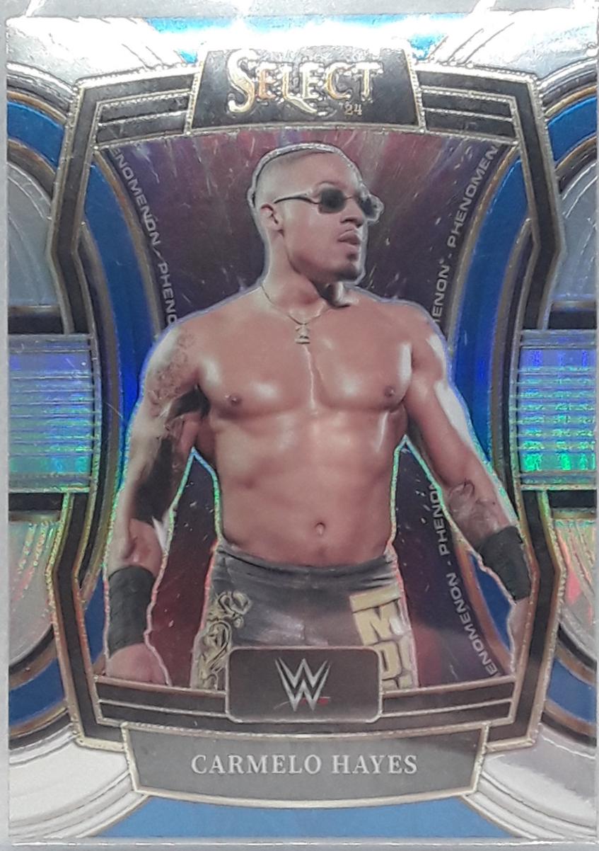 Carmelo Hayes #5 Wrestling Cards 2024 Panini Select WWE Phenomenon