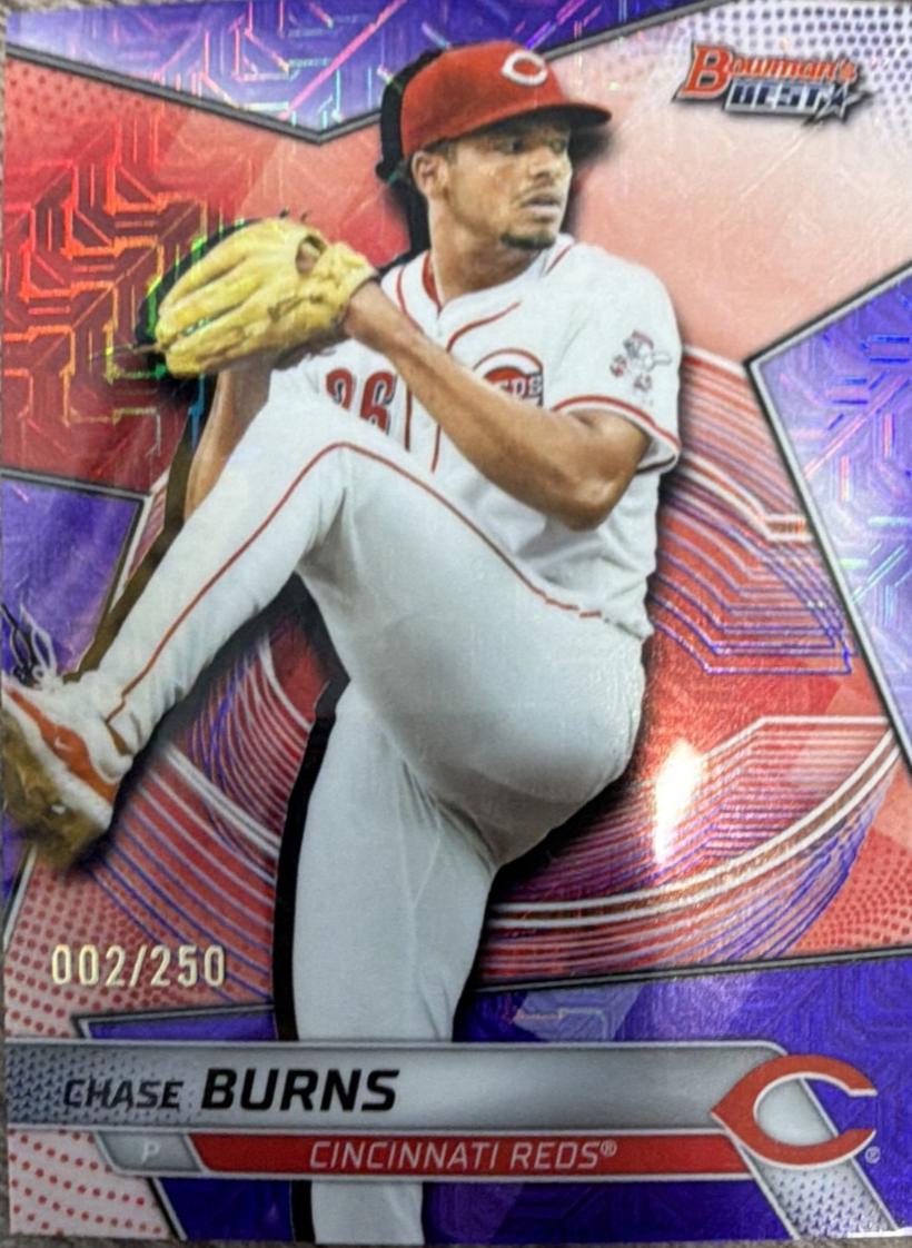 Chase Burns [Purple Mojo Refractor] #TP-21