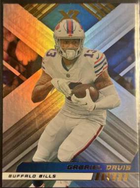 Gabriel Davis #1 Football Cards 2022 Panini XR
