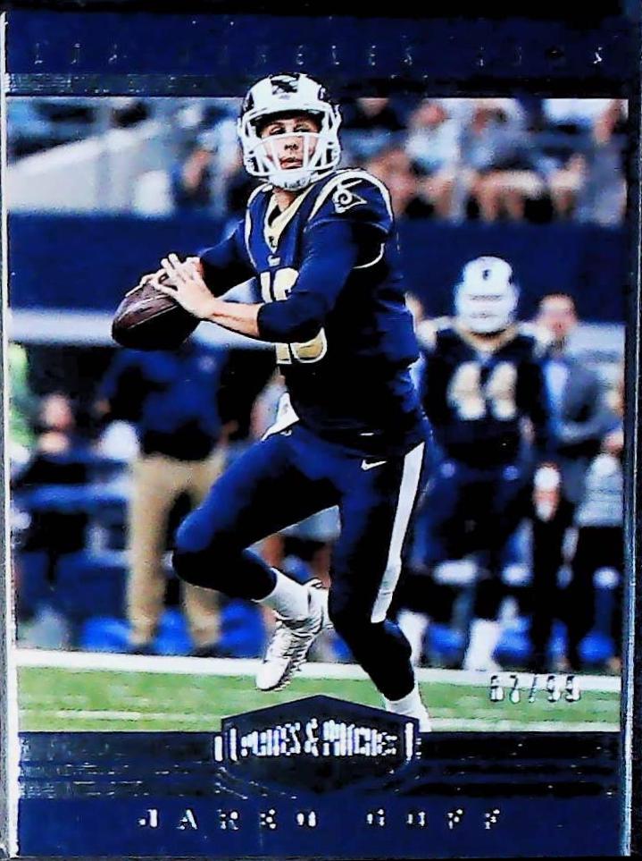 Jared Goff #97 Football Cards 2017 Panini Plates & Patches