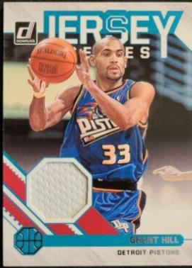 Grant Hill #4 Basketball Cards 2020 Donruss Jersey Series