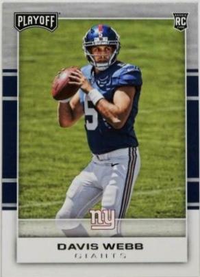Davis Webb #206 Football Cards 2017 Panini Playoff