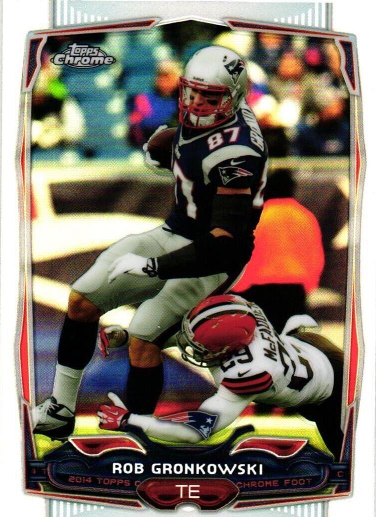 2014 Rob Gronkowski [Blue Jersey Refractor] #82