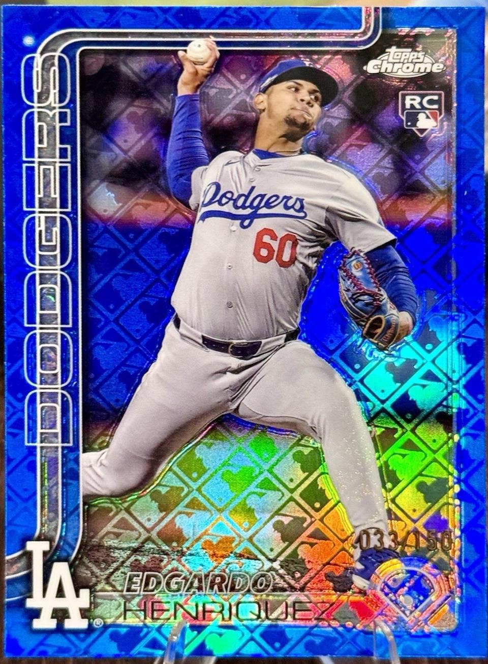 Edgardo Henriquez [Blue Refractor] #71