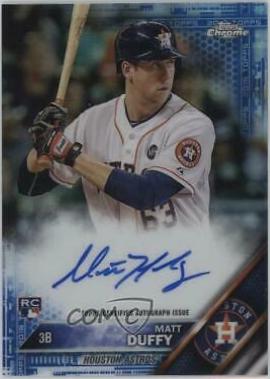Matt Duffy [Blue Refractor] #RA-MD