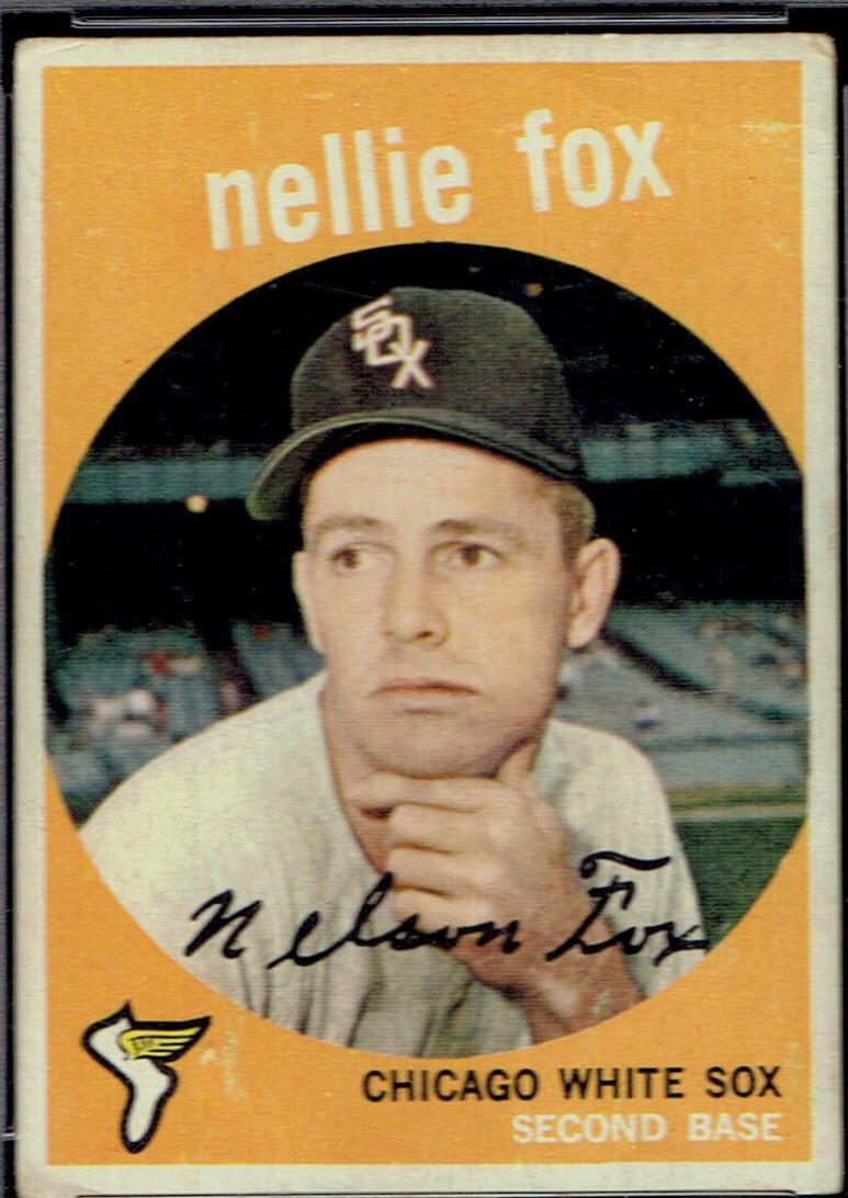 Nellie Fox #30 Baseball Cards 1959 Venezuela Topps