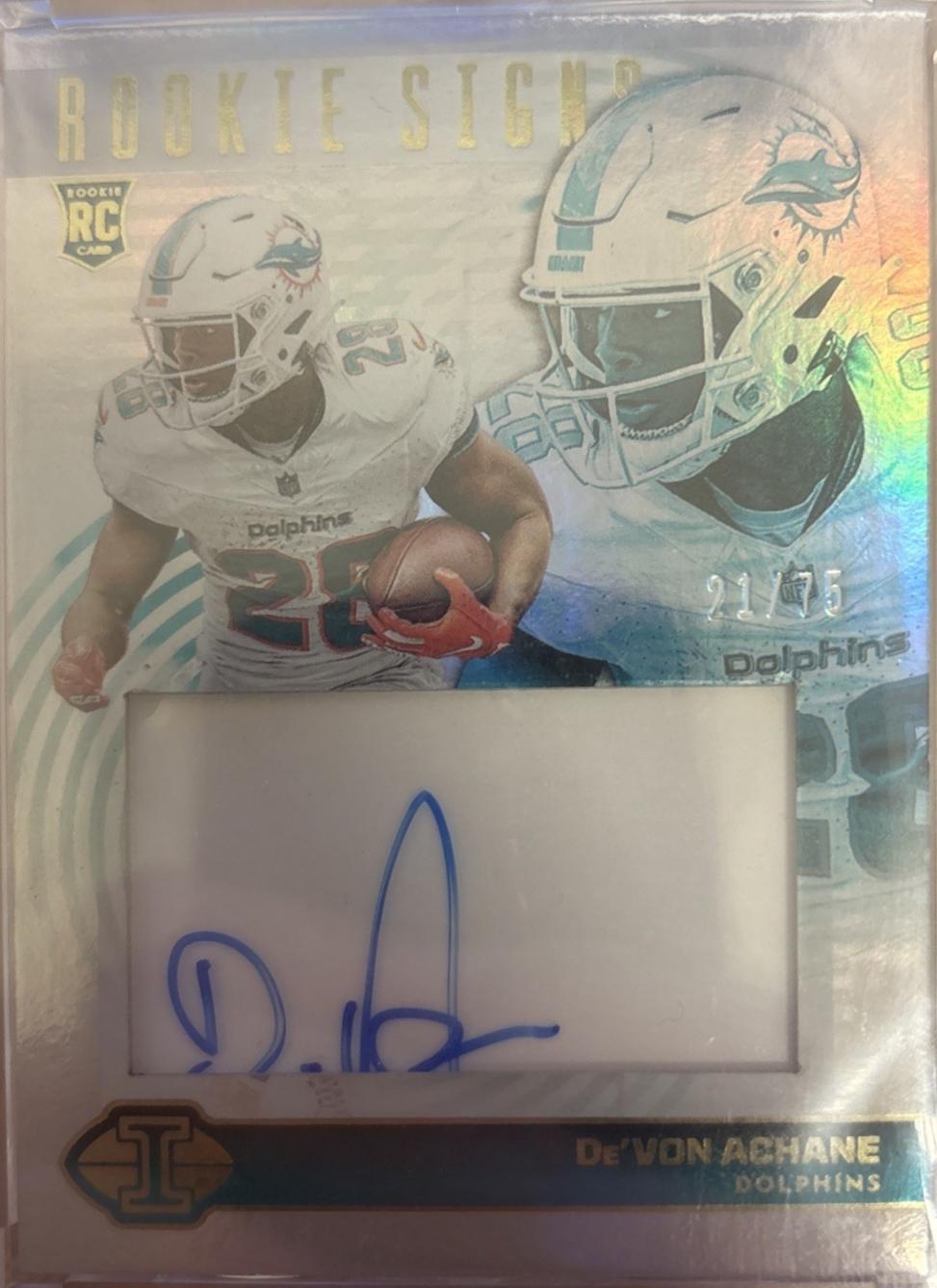 De'Von Achane [Blue] #RS-DAC