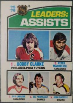 Assists Leaders #2 Hockey Cards 1976 O-Pee-Chee