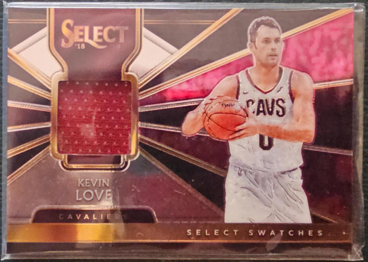 Kevin Love #SS-KK Basketball Cards 2018 Panini Select Swatches