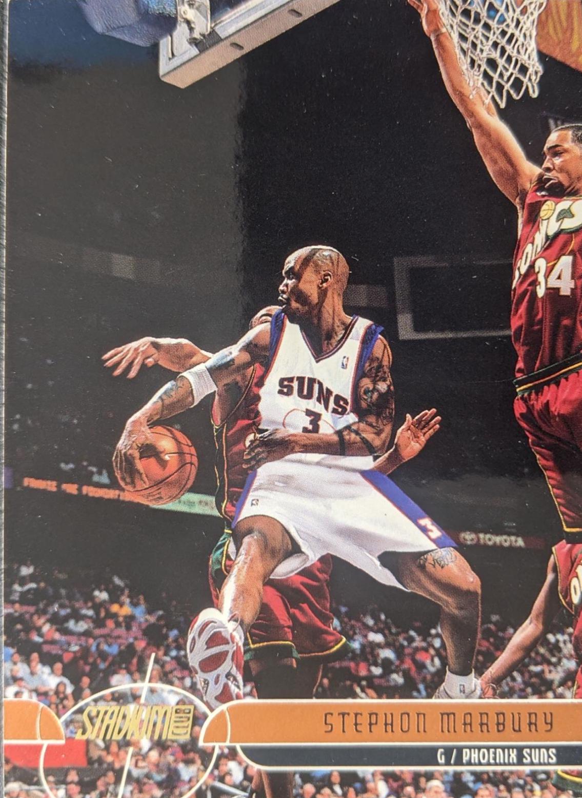 Stephon Marbury #82 Basketball Cards 2001 Stadium Club