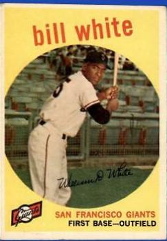 Bill White #359 Baseball Cards 1959 Topps