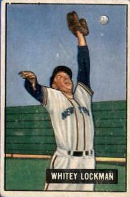 Whitey Lockman #37 Baseball Cards 1951 Bowman