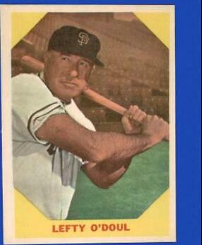 Lefty O'Doul #37 Baseball Cards 1960 Fleer