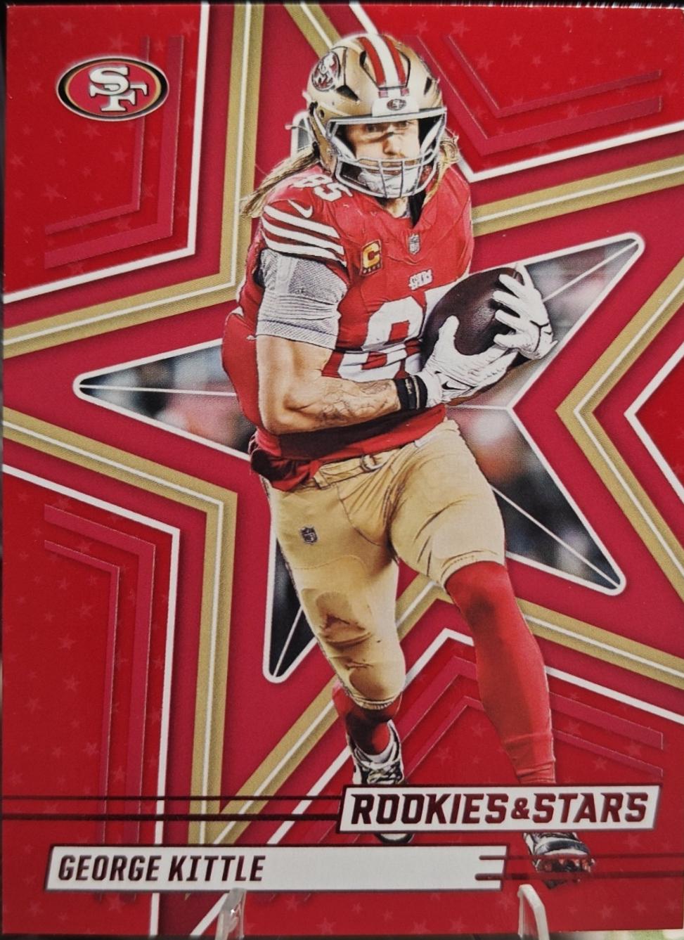 George Kittle [Red] #21 Prices | 2025 Panini Rookies & Stars | Football ...