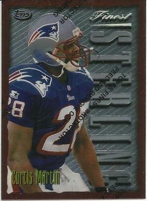 Curtis Martin #95 1996 Topps Finest Football