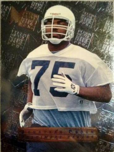 Jonathan Ogden #142 Football Cards 1996 Fleer Metal