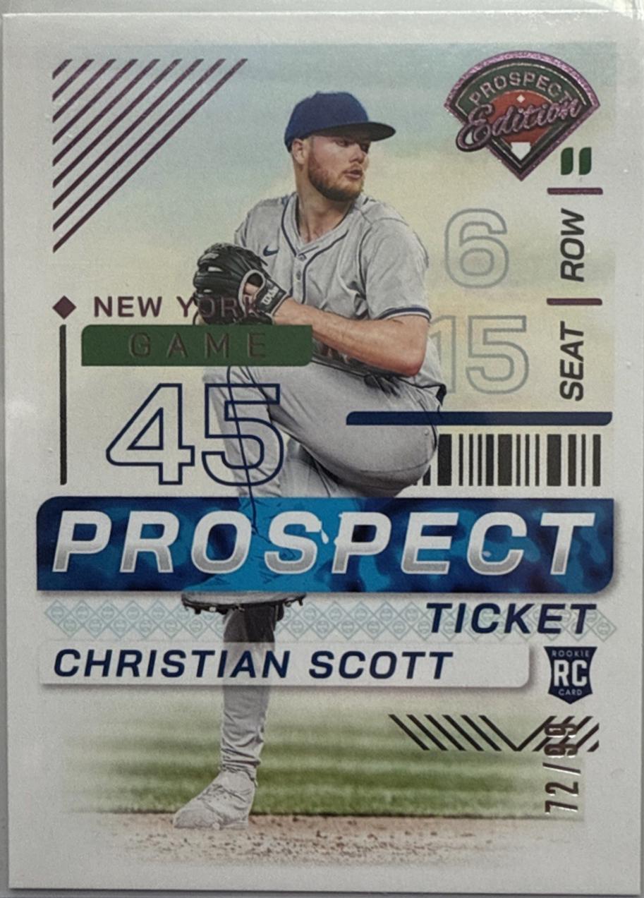 Christian Scott [Pink Velocity Ticket Holo] #74