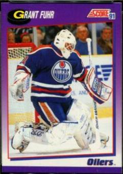 Grant Fuhr #114 Hockey Cards 1991 Score American