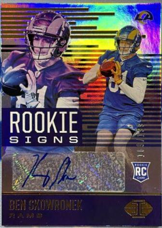 Ben Skowronek #RS-BS Football Cards 2021 Panini Illusions Rookie Signs Autographs