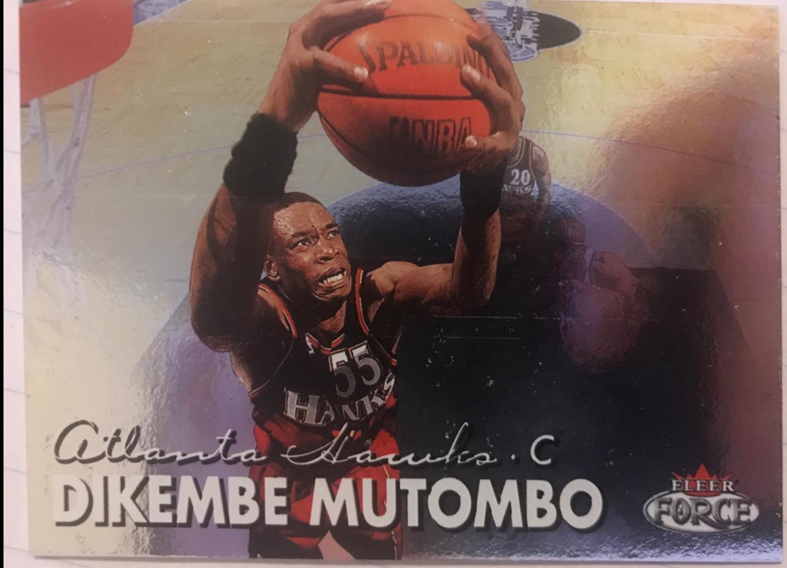 Dikembe Mutombo #129 1999-00 Fleer Force Basketball