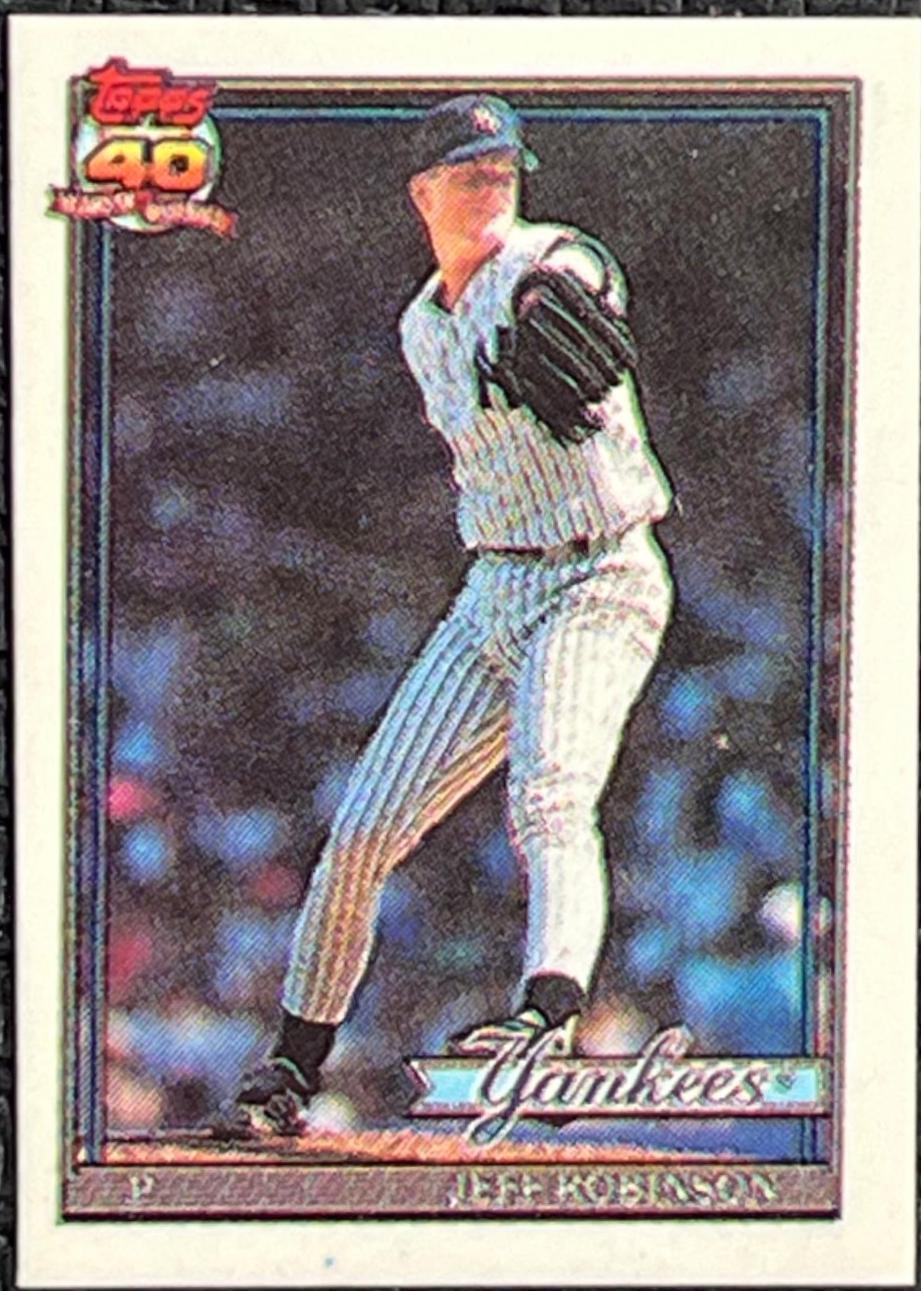 Jeff Robinson #19 Baseball Cards 1991 Topps Micro