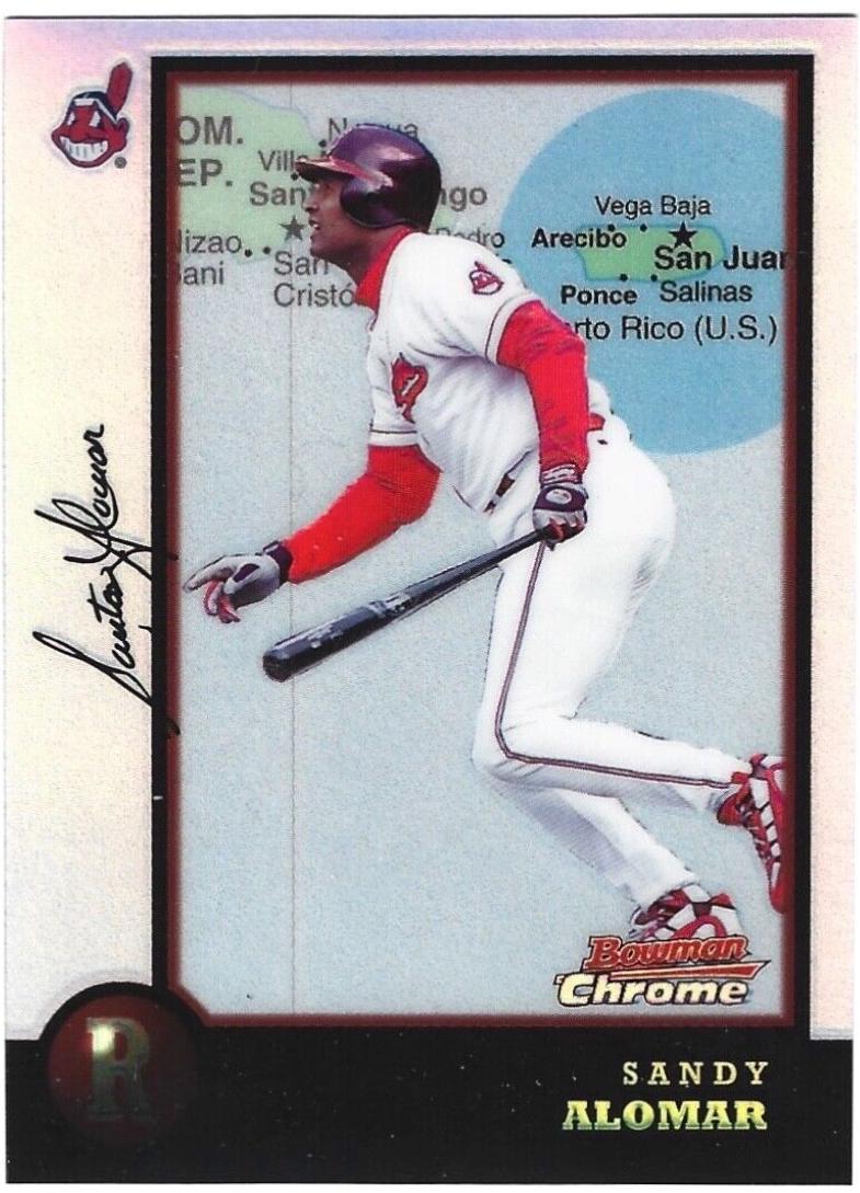 Sandy Alomar #44 Baseball Cards 1998 Bowman Chrome International