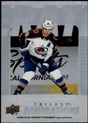Mikko Rantanen #TG-11B Hockey Cards 2023 Upper Deck Trilogy Generations